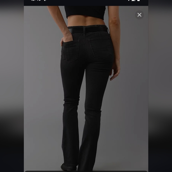 🎁 AE Next Level High-Waisted Skinny Kick Jean 4 Short - Picture 2 of 10